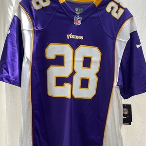 NWT Nike On Field Adrian Peterson #28 Minnesota Vikings NFL Jersey